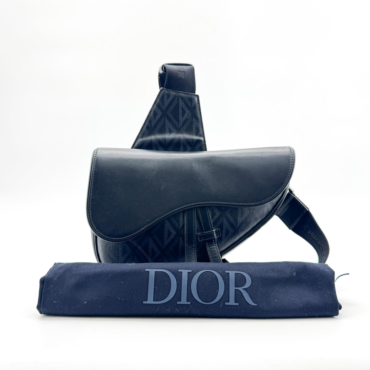 Sac Saddle CD Diamond Dior noir