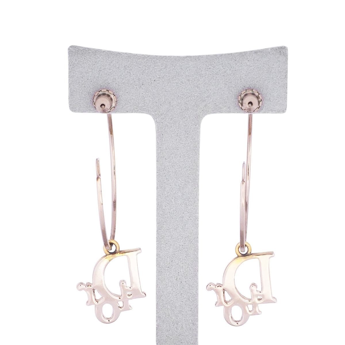 Dior Initial Hoop Earrings