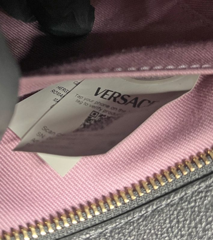 Versace Black Medusa Shoulder Bag