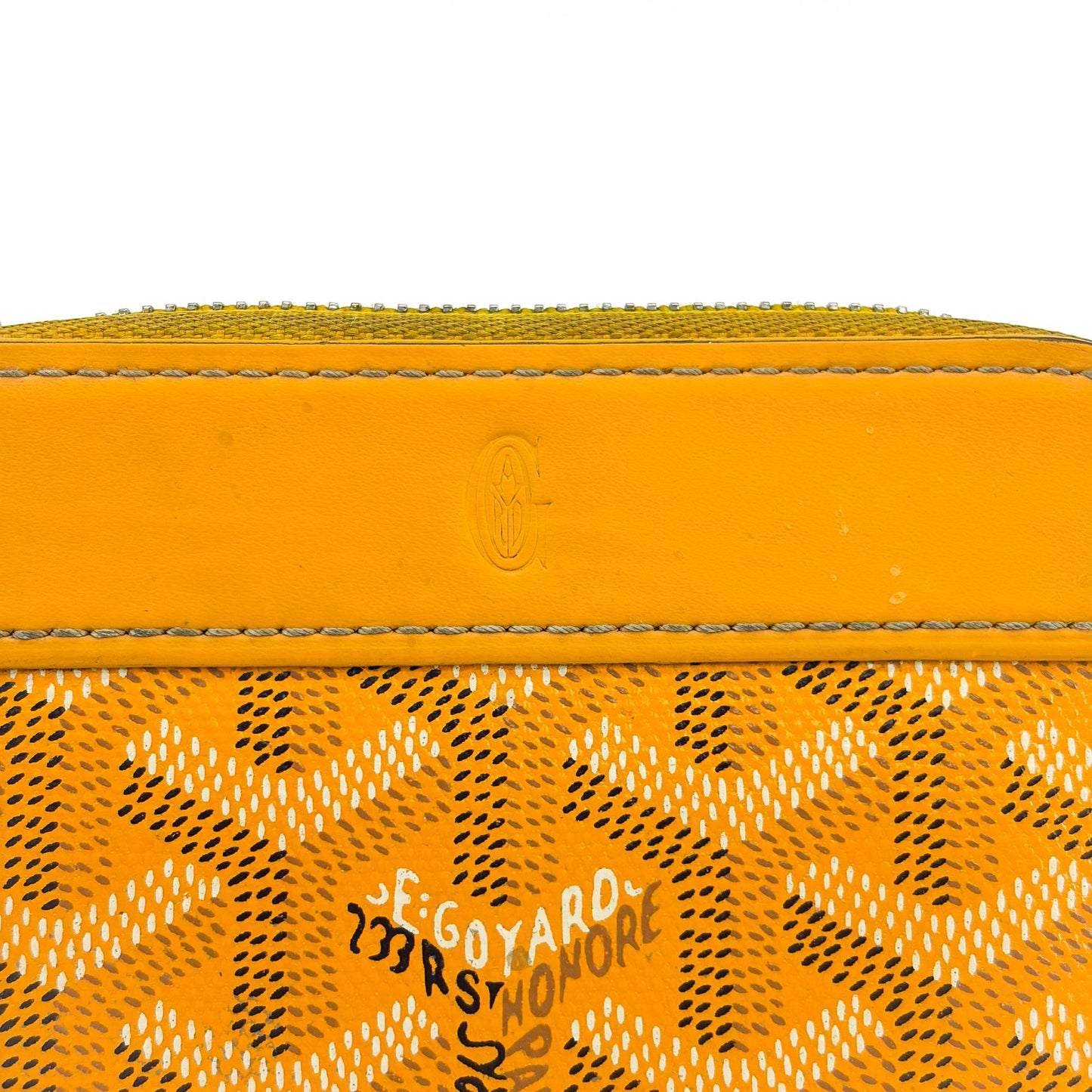 Goyard Matignon Mini Wallet Yellow