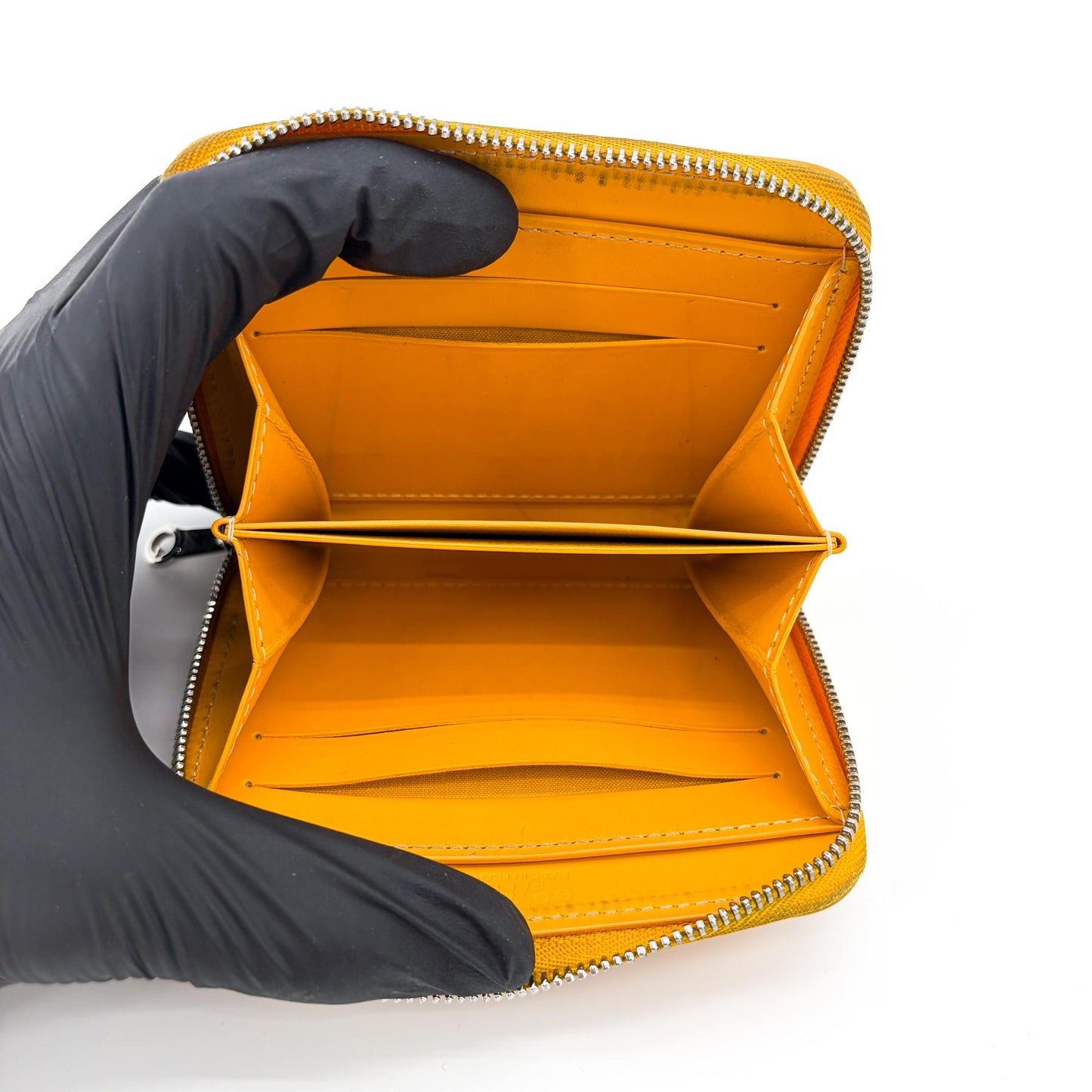Goyard Matignon Mini Wallet Yellow