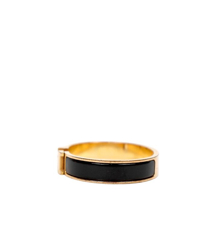 Hermès Black Click-Ash Bracelet