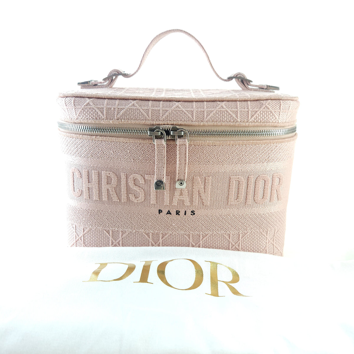Cannage Travel Vanity Case Tote Bag