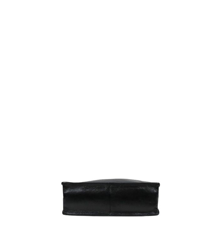 Chanel Black CC Season Shopper Shoulder Bag