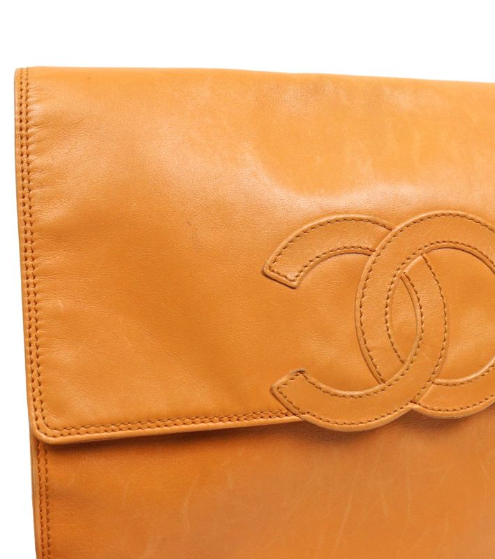 Chanel Brown CC Flap Crossbody Bag