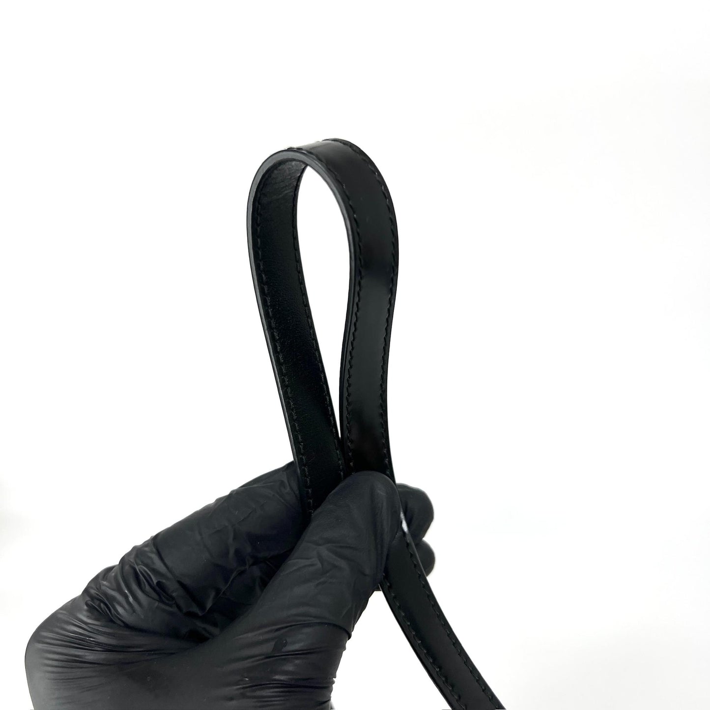 Prada Cleo Brushed Leather Shoulder Bag Black