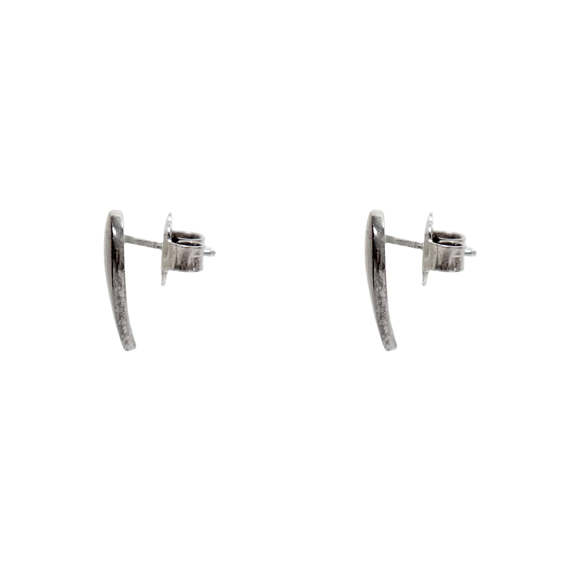 Gucci Green Heart Interlocking G Silver Earrings