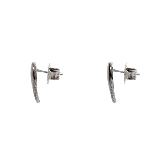 Gucci Green Heart Interlocking G Silver Earrings