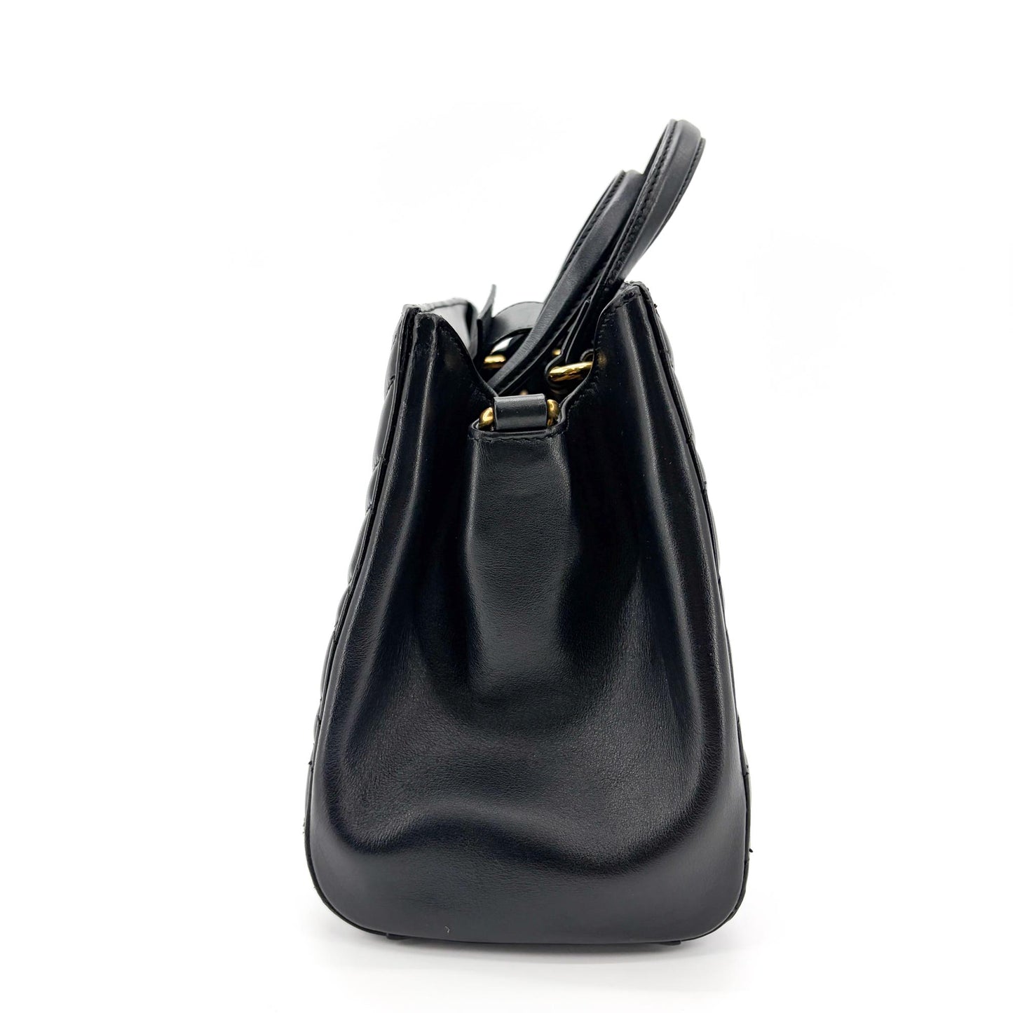 Gucci GG Marmont Matelassé Small Tote Bag Black