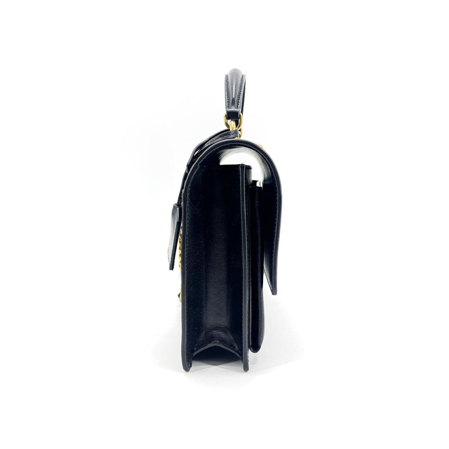 Saint Laurent Medium Sunset Top Handle Bag Black