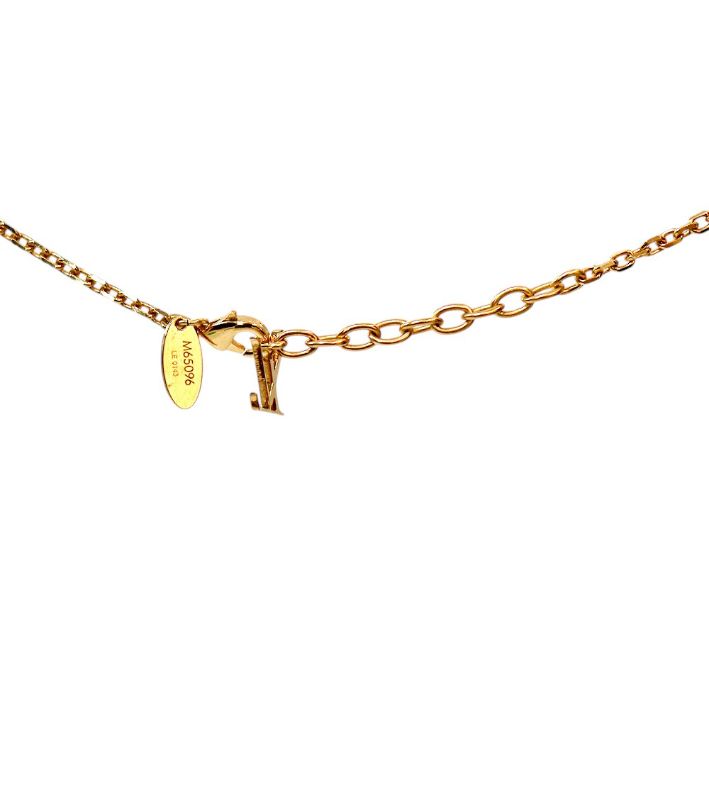 Louis Vuitton Cubic Cube Gold Necklace
