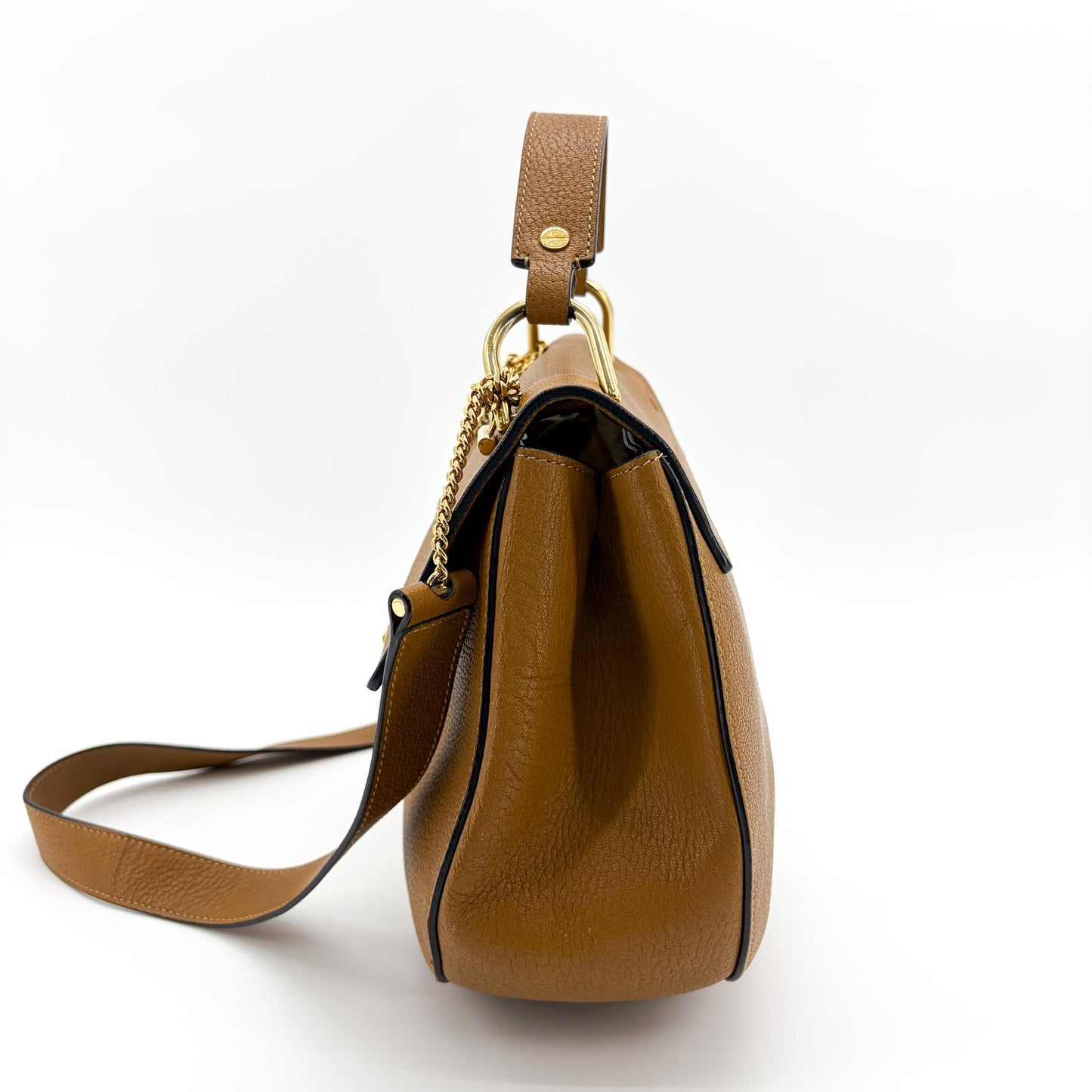 Chloé Drew Bijou Shoulder Bag Medium Brown