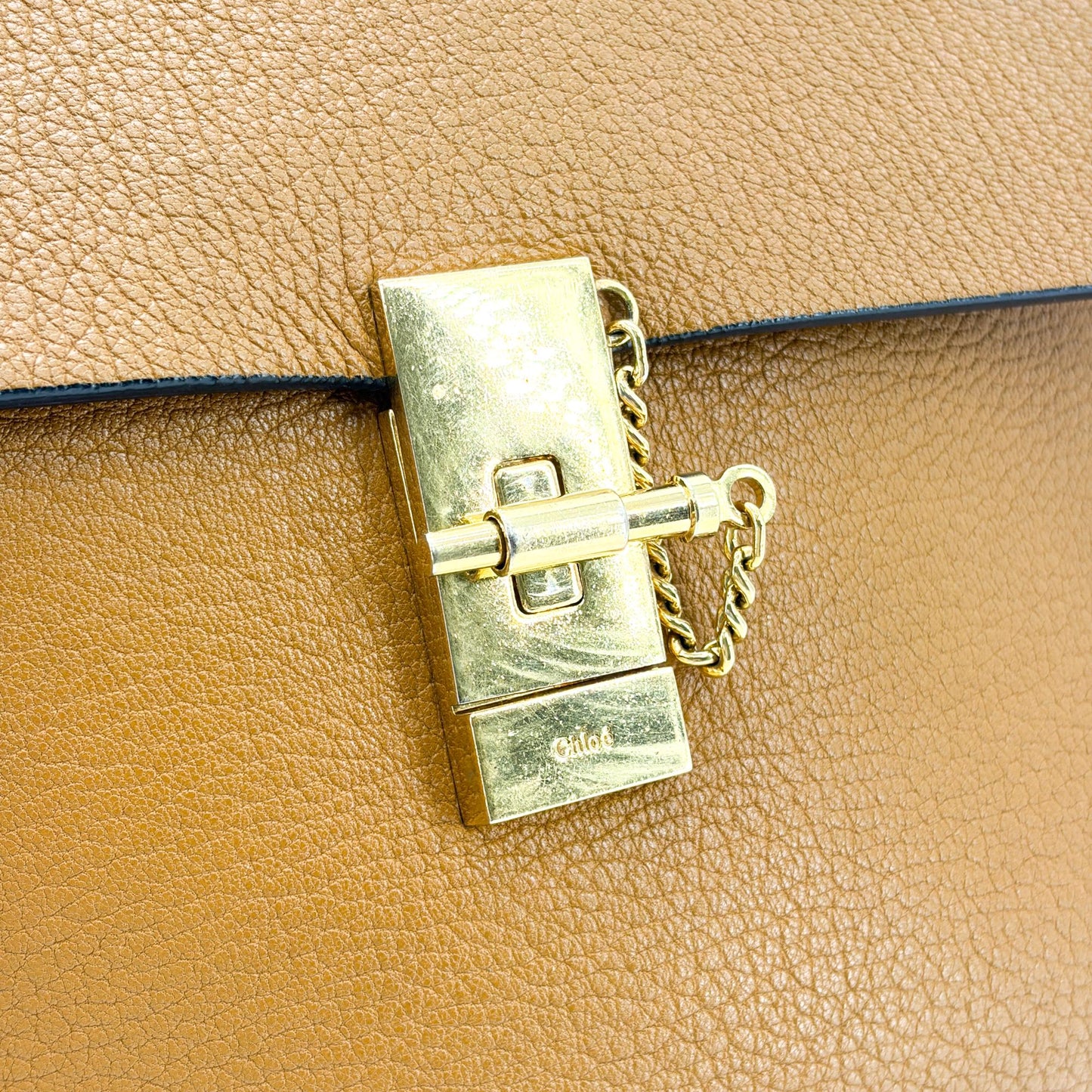 Chloé Drew Bijou Shoulder Bag Medium Brown