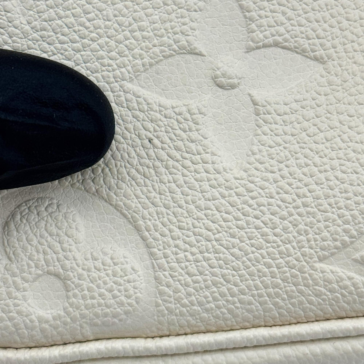 Louis Vuitton Monogram Empreinte Easy Pochette on Strap Cream