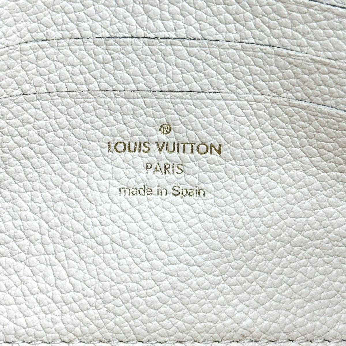 Louis Vuitton Monogram Empreinte Easy Pochette on Strap Cream