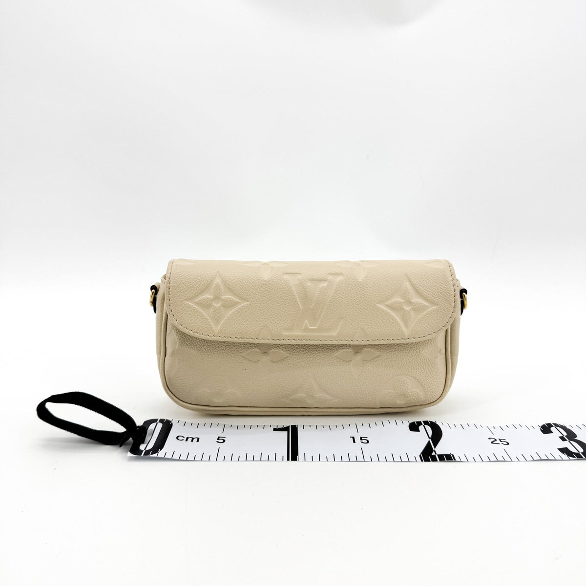 Louis Vuitton Monogram Empreinte Easy Pochette on Strap Cream