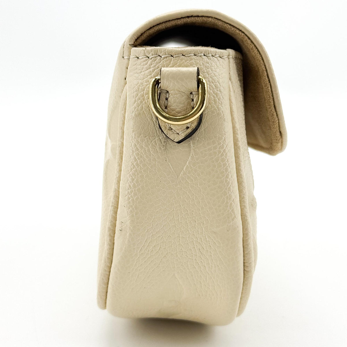 Louis Vuitton Monogram Empreinte Easy Pochette on Strap Cream