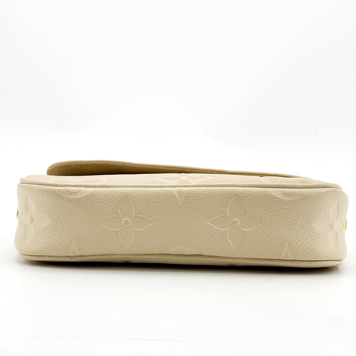 Louis Vuitton Monogram Empreinte Easy Pochette on Strap Cream