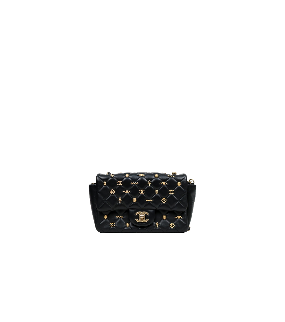 Chanel Black Egyptian Lambskin New Mini