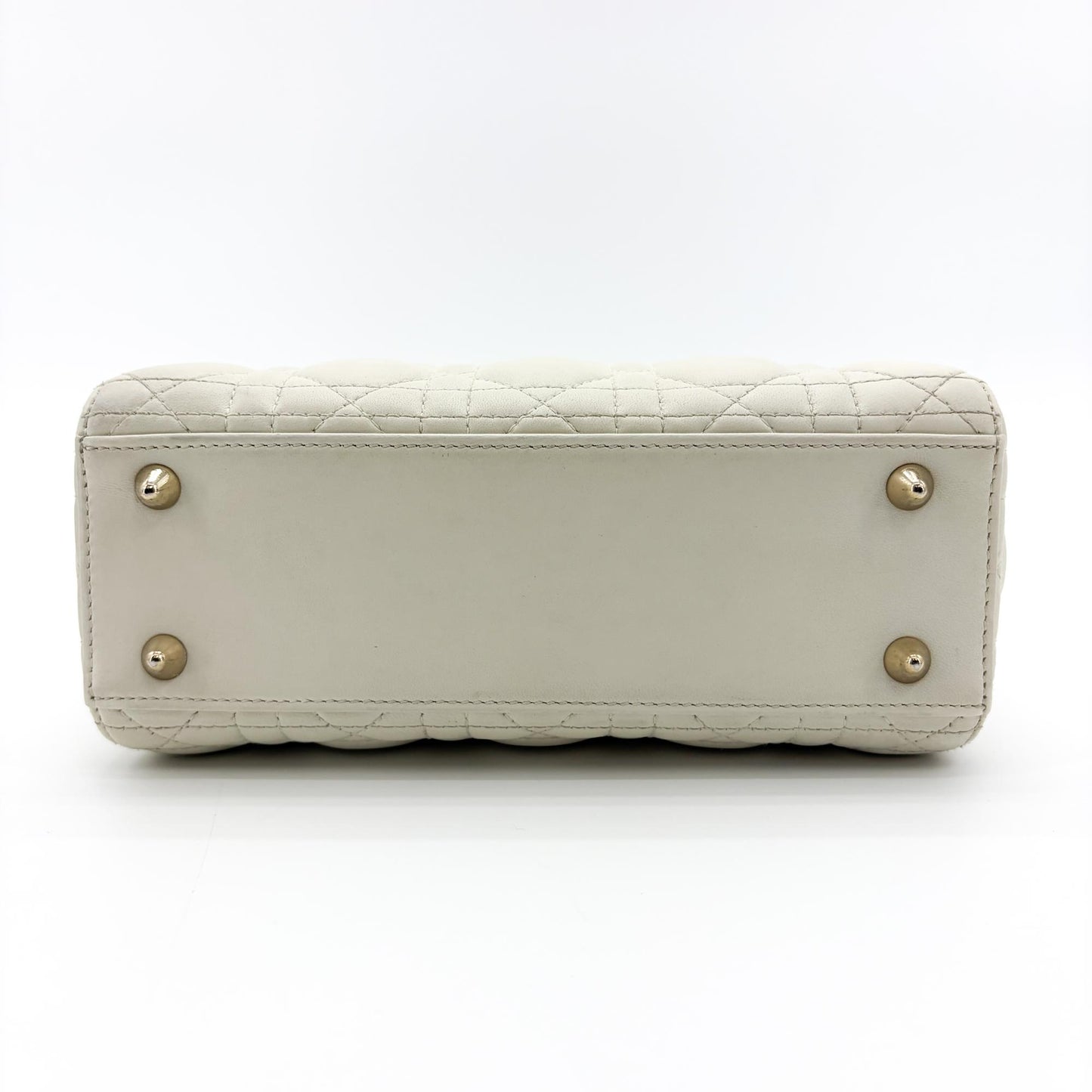 Dior Lady Dior Small Bag Latte Lambskin Gold Hardware