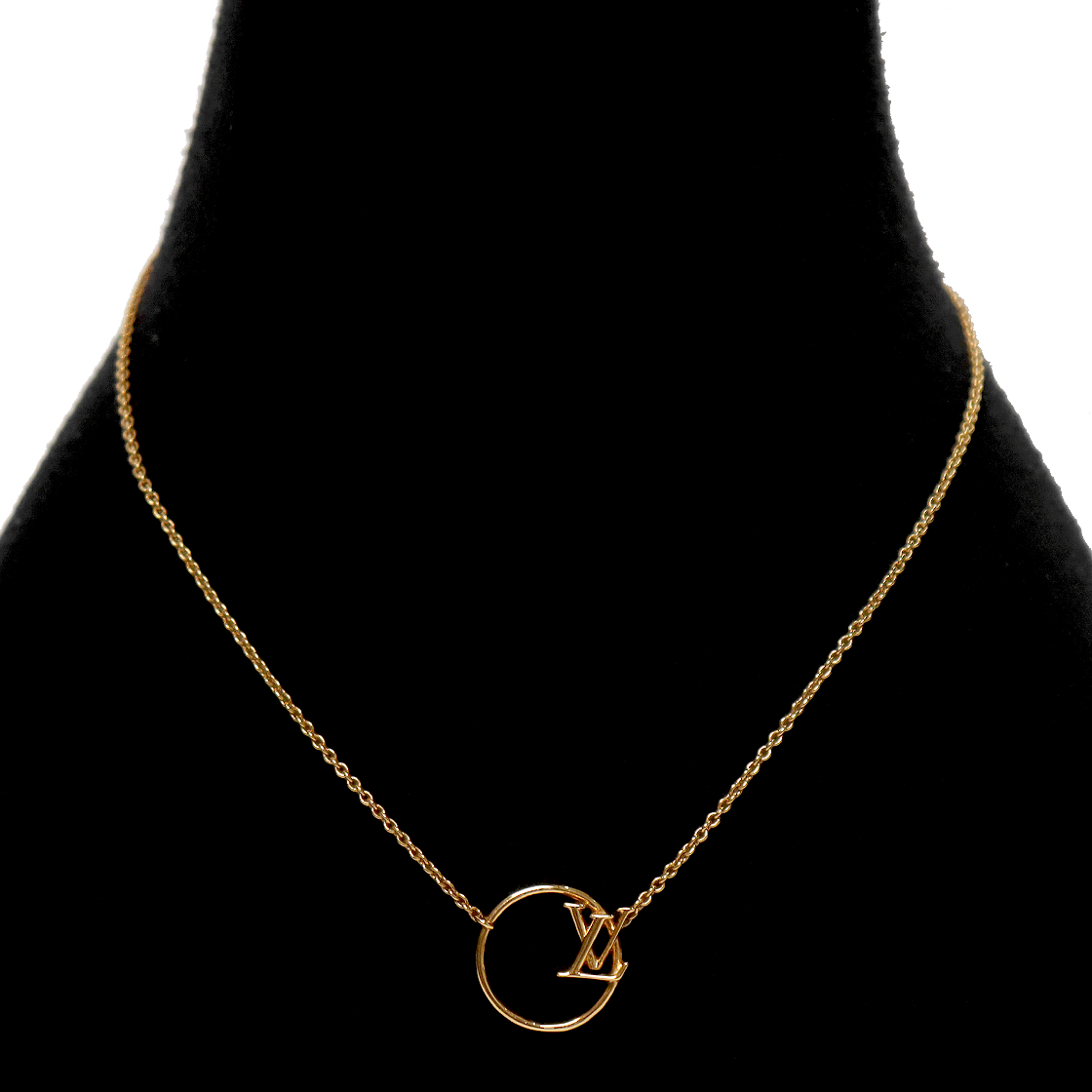 Louis Vuitton LV Eclipse Gold Necklace
