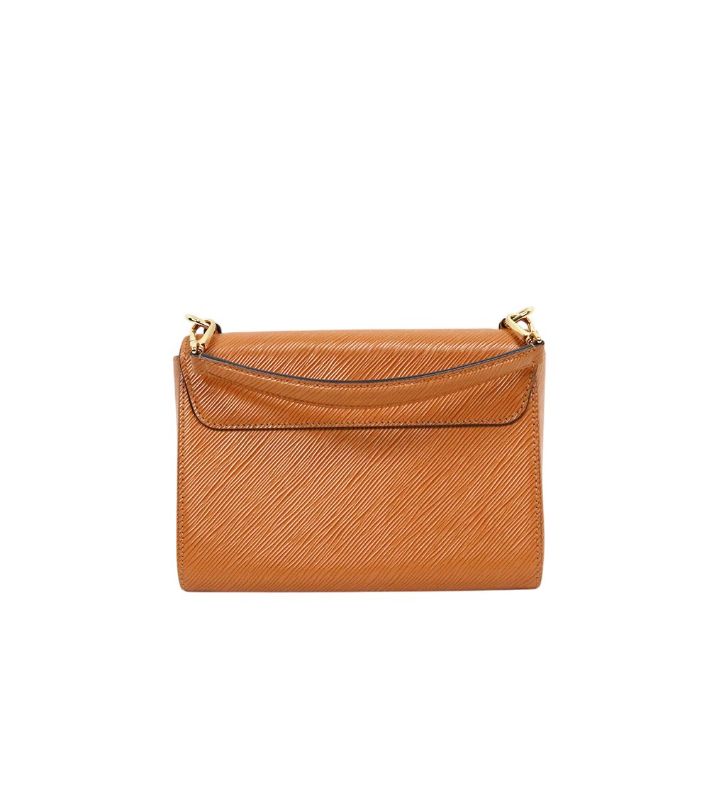 Louis Vuitton Epi Twist MM Brown Shoulder Bag