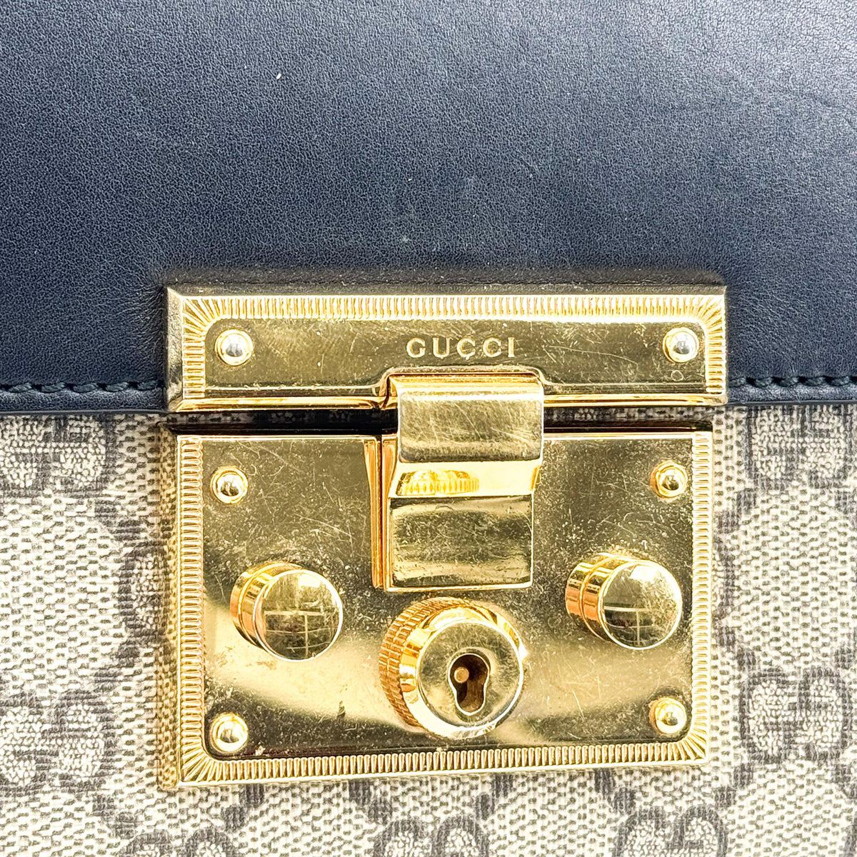 Gucci Padlock GG Small Crossbody Bag Black