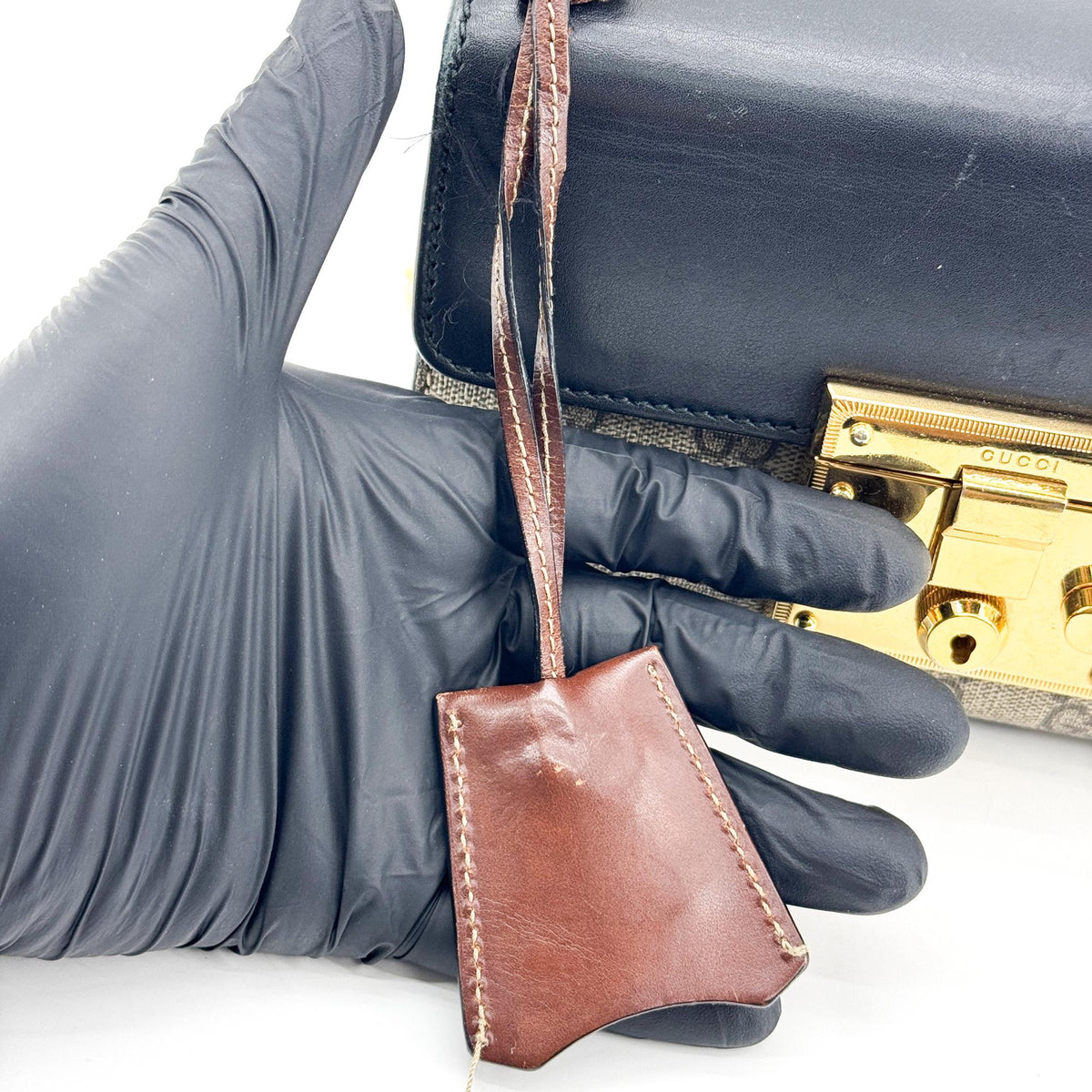 Gucci Padlock GG Small Crossbody Bag Black