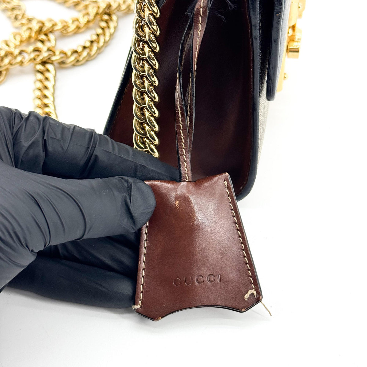 Gucci Padlock GG Small Crossbody Bag Black