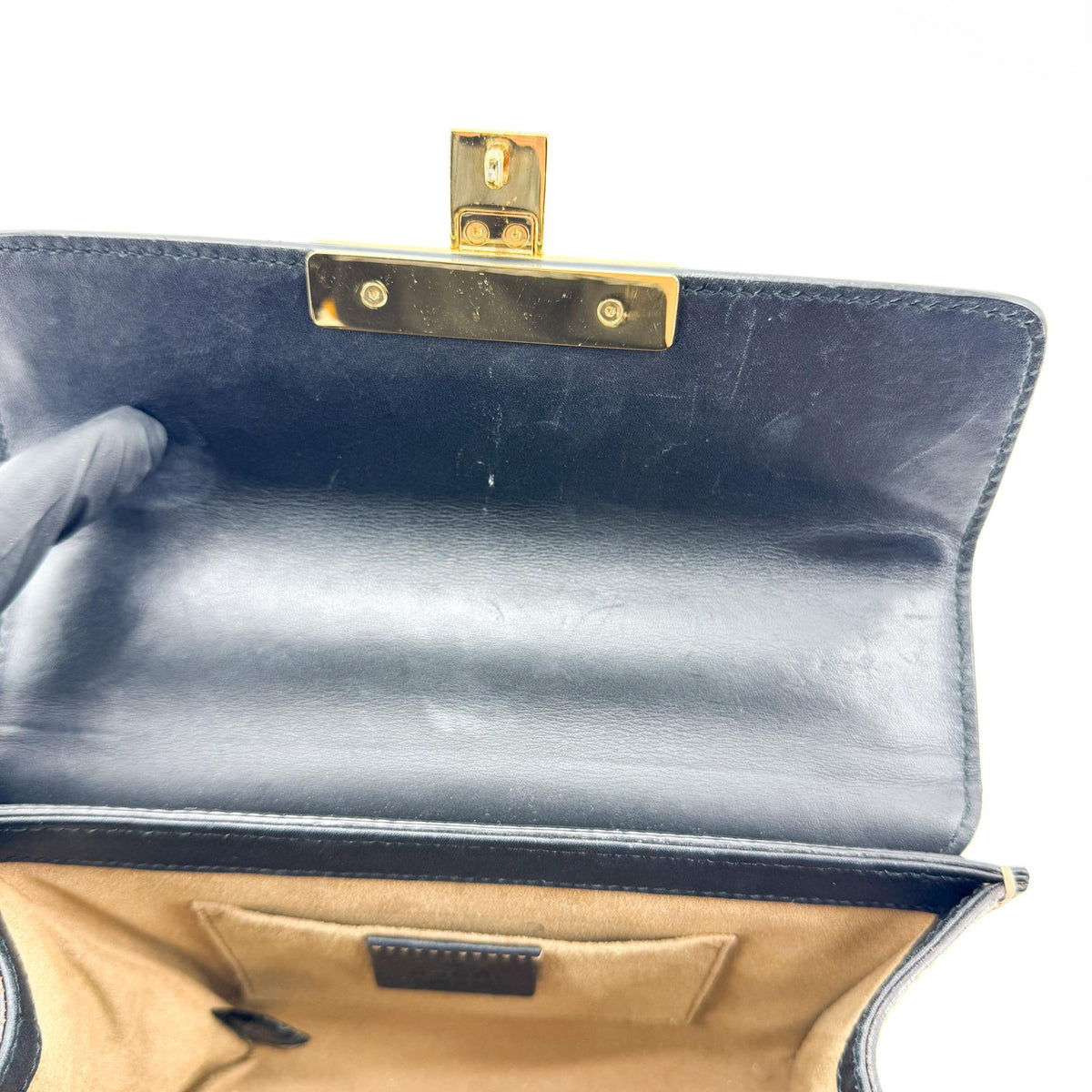 Gucci Padlock GG Small Crossbody Bag Black
