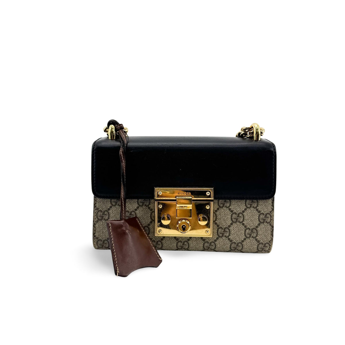 Gucci Padlock GG Small Crossbody Bag Black