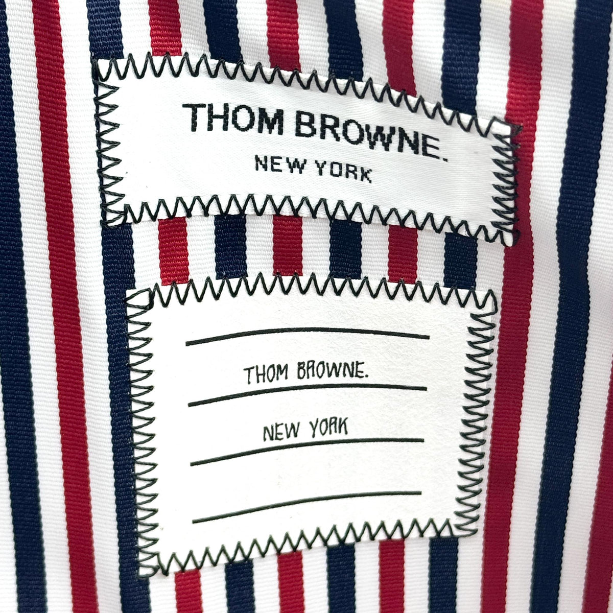 Thom Browne Pebble Leather Medium Document Holder Black Gold Hardware