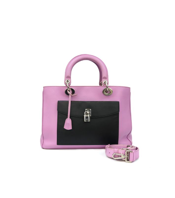 Dior Purple Black Tote