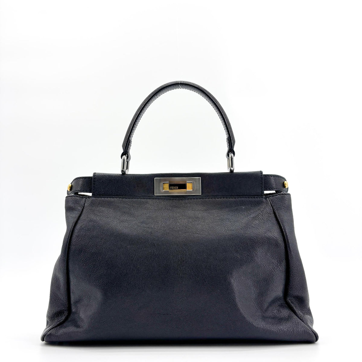 Fendi Peekaboo Medium Seleria Navy