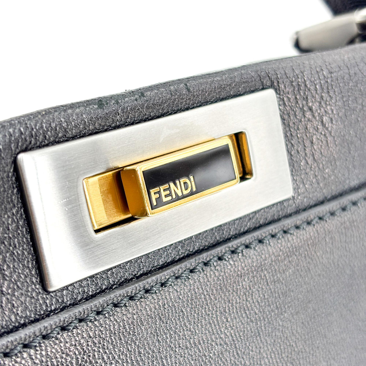 Fendi Peekaboo Medium Seleria Navy