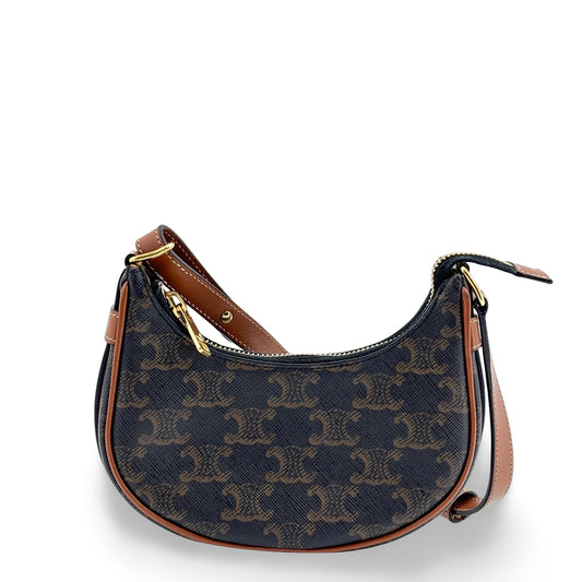 Celine Triomphe Canvas Mini Ava Bag Tan