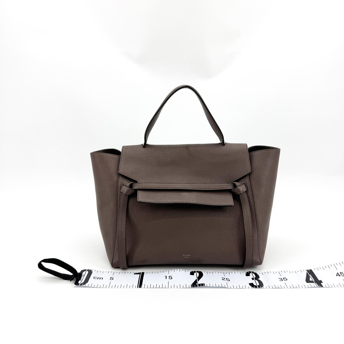 Line Grained Calfskin Belt Bag