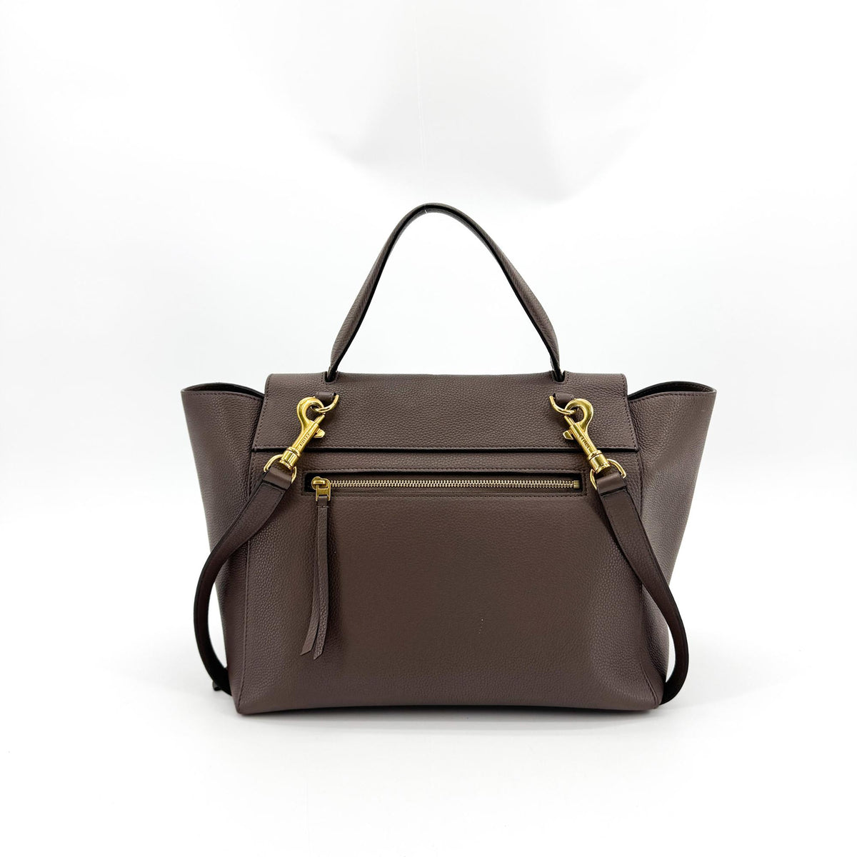 Line Grained Calfskin Belt Bag