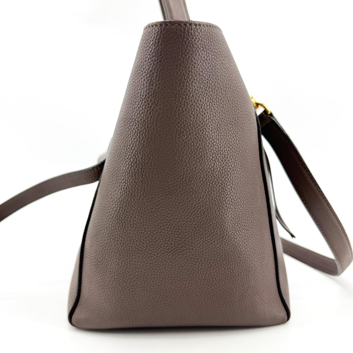 Line Grained Calfskin Belt Bag