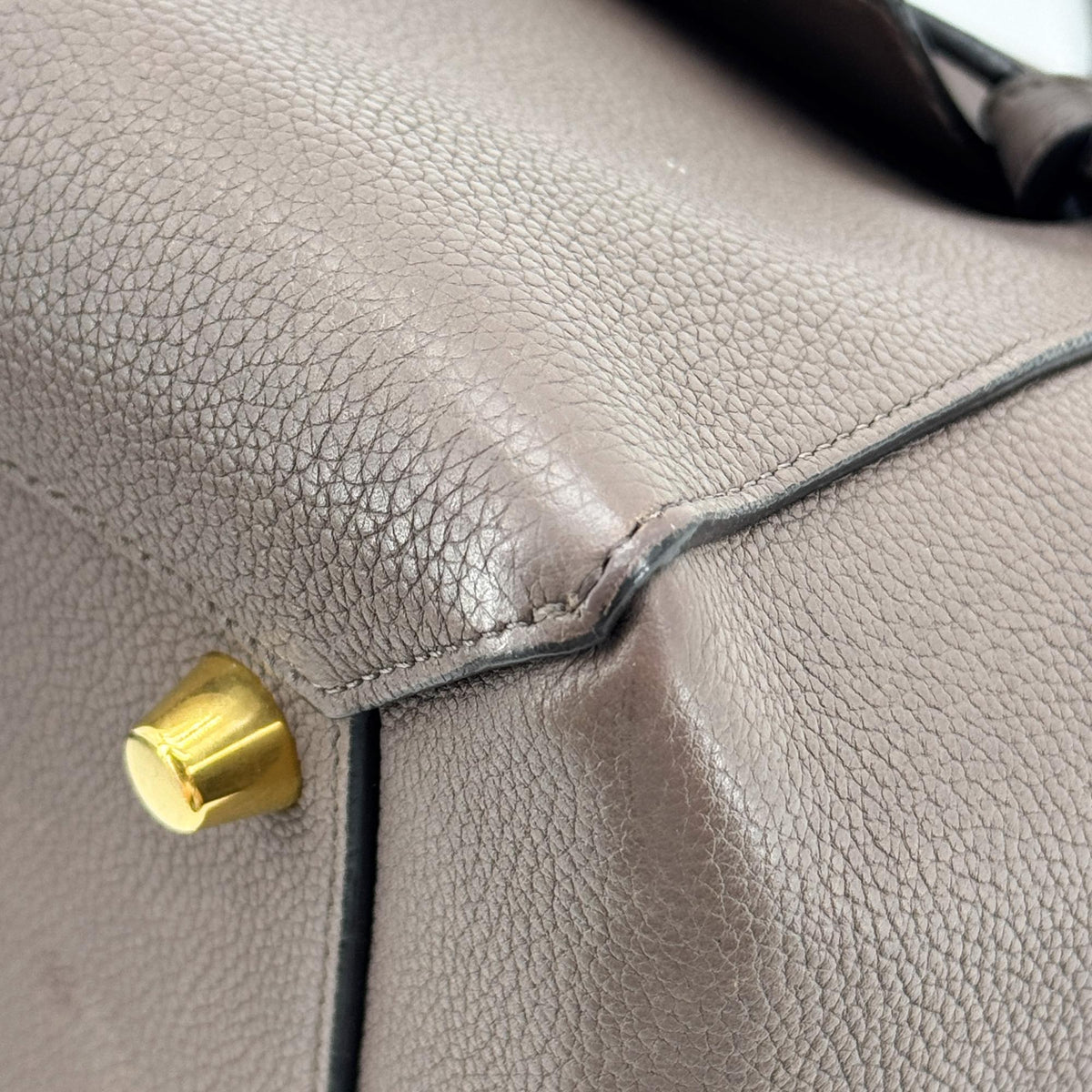 Line Grained Calfskin Belt Bag