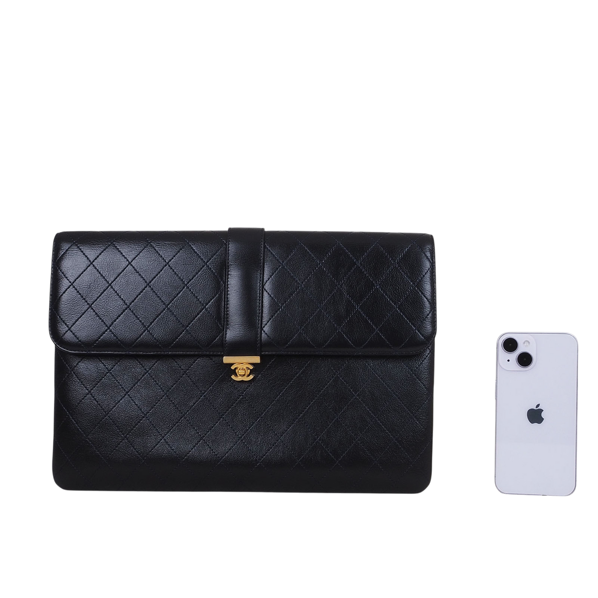 Chanel Season Limited Flap Large Clutch Bag