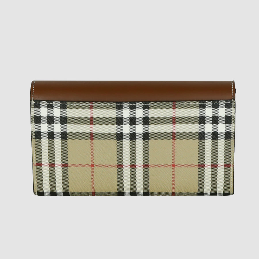 Vintage Check Strap Long Wallet Crossbody Bag 8057973