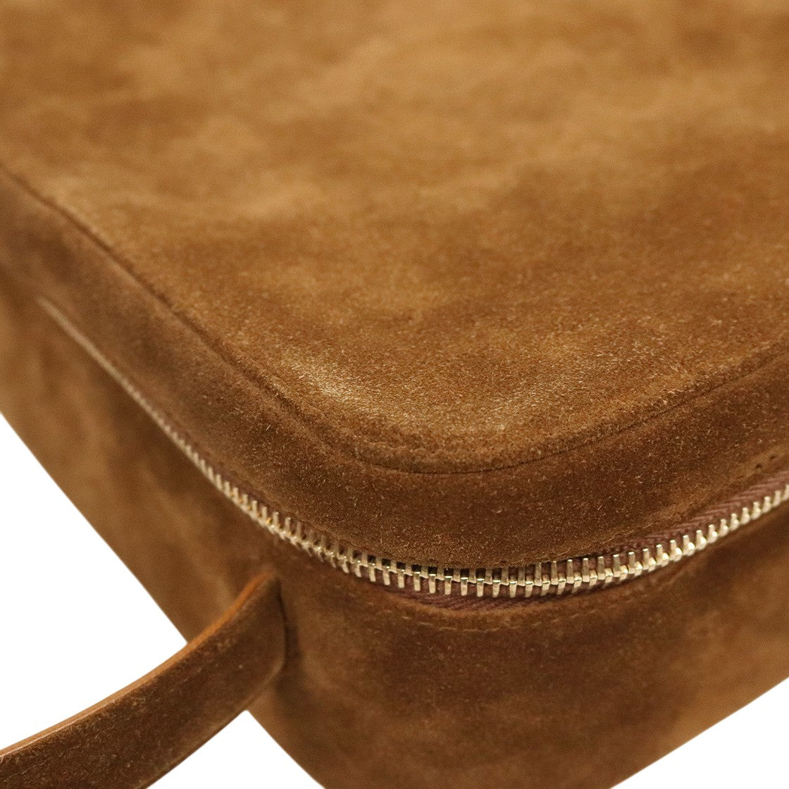 Chanel Brown Suede Big CC Tote Bag