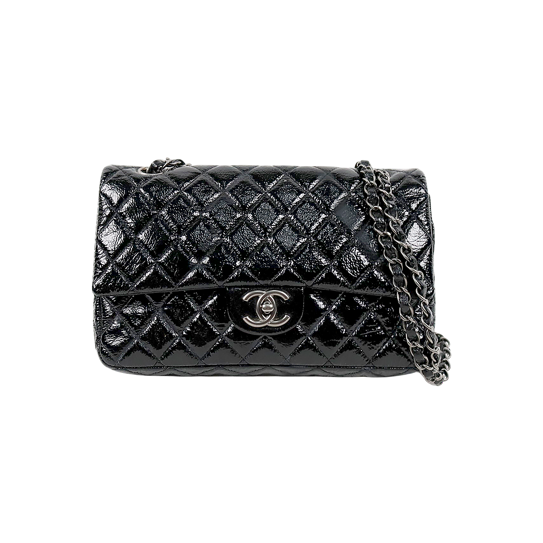 Chanel Black Medium Faded Classic Shoulder Bag