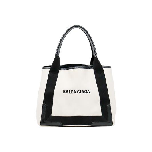 Balenciaga Ivory Small Cabas Bag