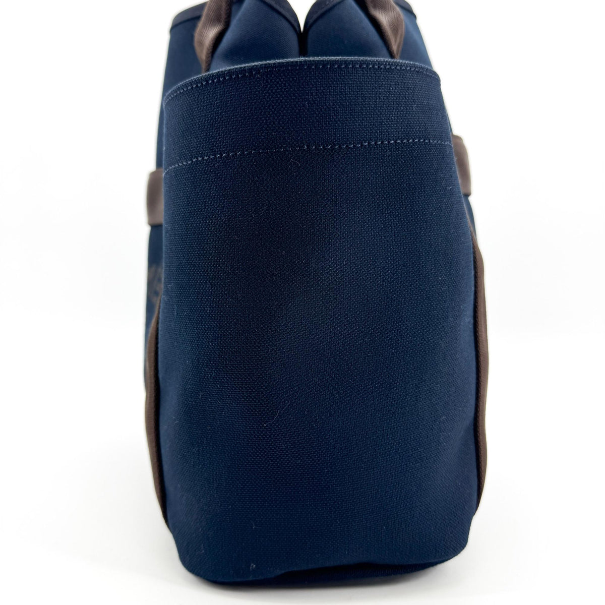 Hermès Grooming Bag Navy Brown
