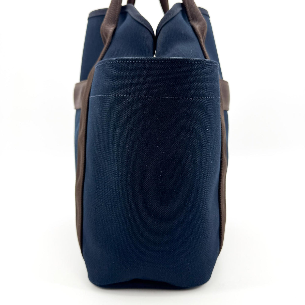 Hermès Grooming Bag Navy Brown