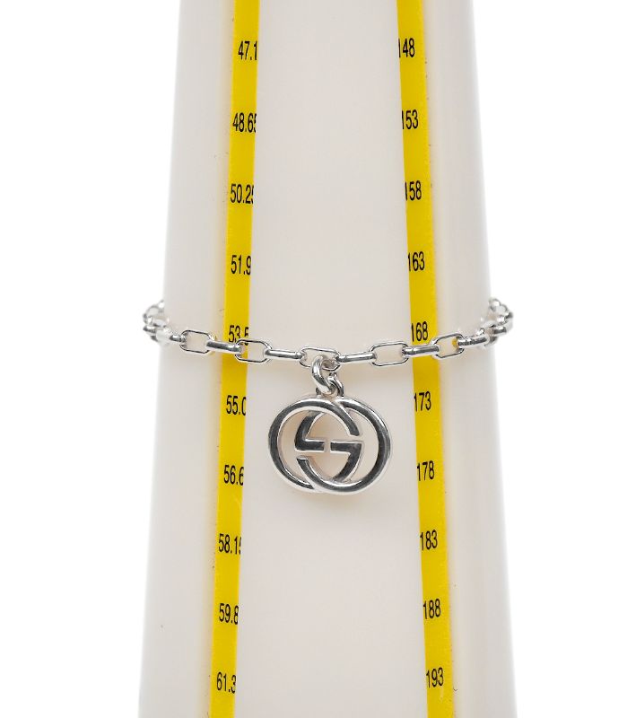 Gucci Interlocking G Silver Bracelet
