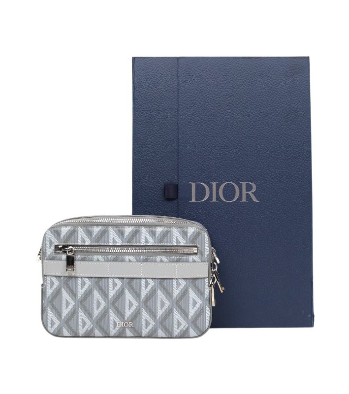 Dior Diamond Safari Messenger Shoulder Bag
