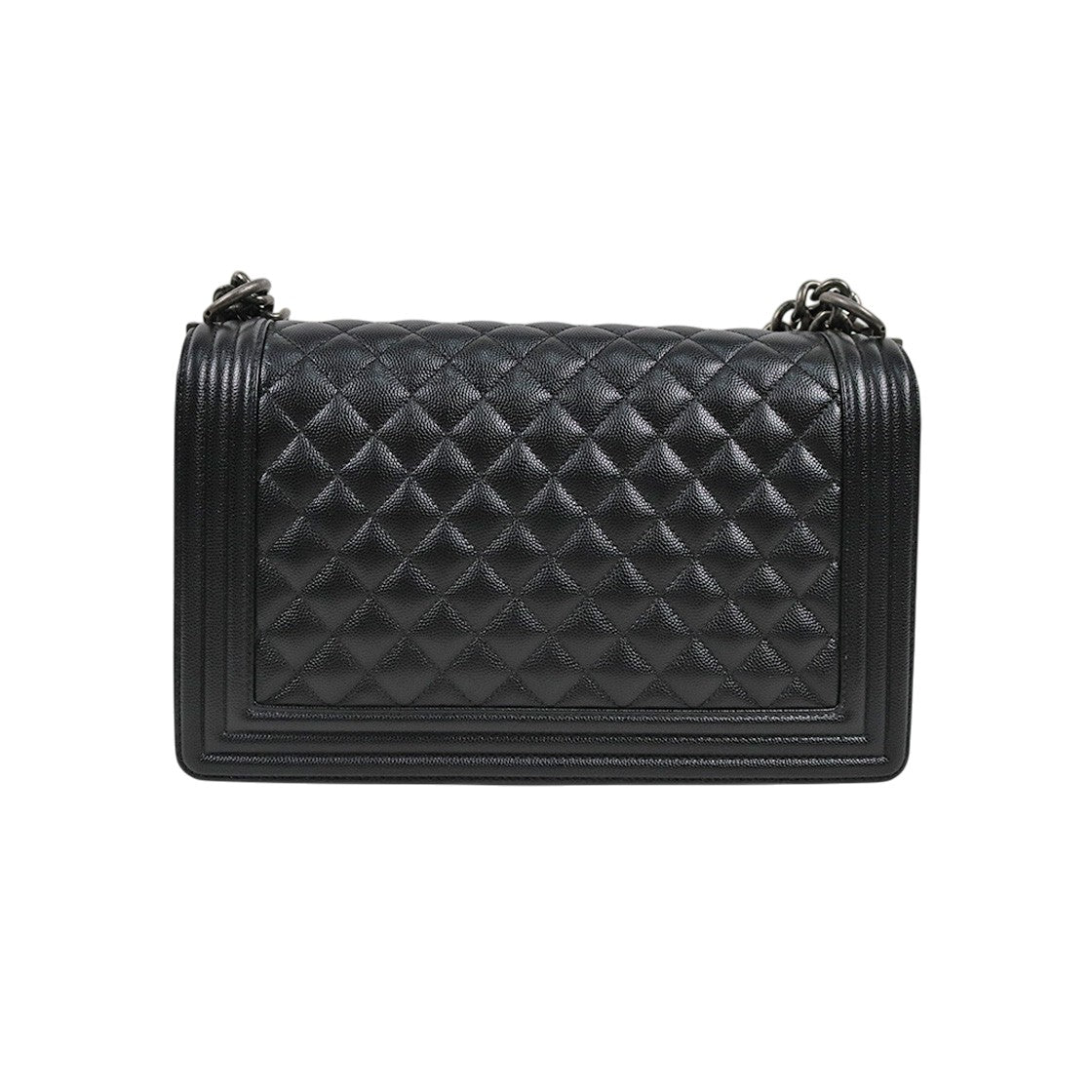 Chanel Black Large Caviar Boy Bag